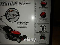 Honda 21 Self-propelled Gcv200 Engine Lawn Mower Hrx217vka $550