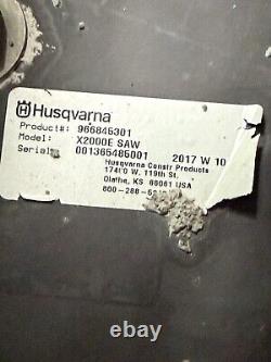 Husqvarna Soff-Cut 2000 Self Propelled Walk Behind Concrete Saw Can Ship