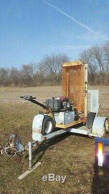 Hydraulic Drop Hammer Breaker Self Propelled Will Do 12 Of Concrete On Trailer