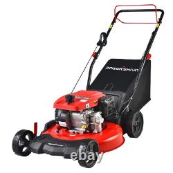 Iyofe Self Propelled Lawn Mower Gas Powered, 21 Inch Lawn Mower with 209CC 4-Str