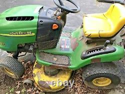 John Deere L111 Riding Lawn Tractor Mower with Attachments 240 Hours
