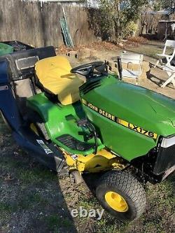 John Deere Lx176 Mower Tractor Hydro Static Combo Extras! Runs Mint! Look