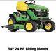 John Deere S180 54 In. 24 Hp V-twin Els Gas Hydrostatic Riding Lawn Tractor