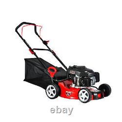 KK 18 20 Petrol Gas Lawn Mower Hand Push Self Propelled Rotary Primer 4 Stroke