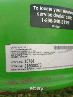 Lawn Boy 21 Model 10734 Self Propel With Mulching Cover Steel Deck