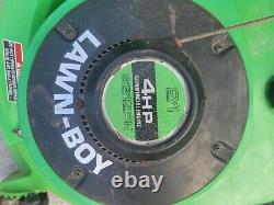 Lawn Boy S21ZPNB Vintage Push Mower 2-Cycle 4 Horse Power Engine With Bagger Works