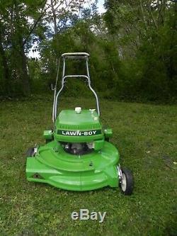 Lawn Boy, vintage, antique, 1977 model 8235, 2 cycle, self propelled