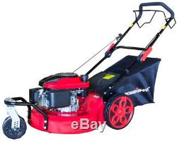 Lawn Mower 20 Inch 3-in-1 196cc Gas Self Propelled Walk Behind 16 Gauge Steel