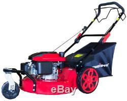 Lawn Mower 20 Inch 3-in-1 196cc Gas Self Propelled Walk Behind 16 Gauge Steel