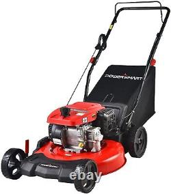 Lawn Mower Gas Powered withBag 21 with 209CC 4-Stroke Engine 3 in 1 (1.18-3.0H)