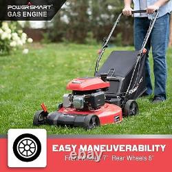 Lawn Mower Gas Powered withBag 21 with 209CC 4-Stroke Engine 3 in 1 (1.18-3.0H)