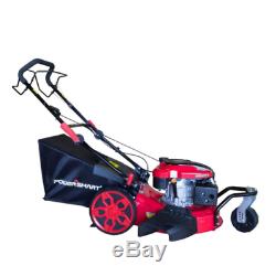 Lawn Mower Self Propelled Walk Behind Powered Gas Lightweight Compact Adjustable