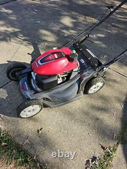 Lawn mower self propelled gas