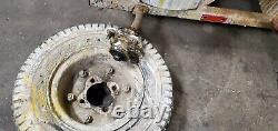 Motorized Commercial Walk Behind Paint Striper Parts Or Repair. Bent Axle