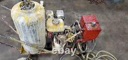 Motorized Commercial Walk Behind Paint Striper Parts Or Repair. Bent Axle