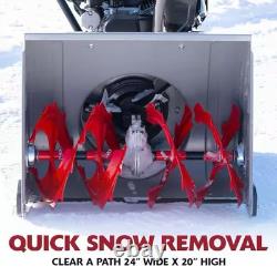 MurrayFlurry XL 24 in. 208 CC Self Propelled 2-Stage Gas Snow Blower