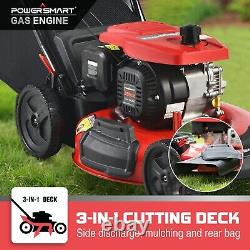 POWERSMART 21 209cc Gas Powered Lawn Mower Hand Push 3-in-1