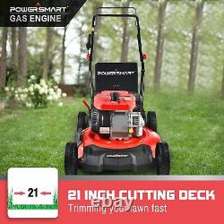 POWERSMART 21 209cc Gas Powered Lawn Mower Hand Push 3-in-1