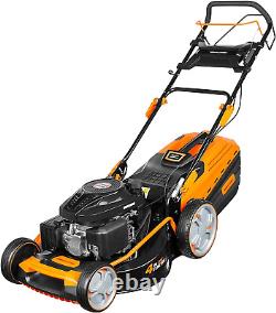PROYAMA 196CC 22INCH Deck 4-In-1 Self-Propelled Gas Powered Lawn Mower with Bagg