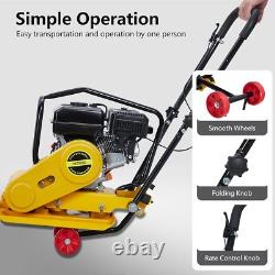 Plate Compactor Plate Tamper 7.0HP Walk-Behind Rammer 212cc Gas Engine