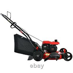 PowerSmart 209CC Engine 21 3-in-1 Gas Powered Push Lawn Mower DB2194PH with 8