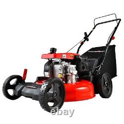 PowerSmart 209CC Engine 21 3-in-1 Gas Powered Push Lawn Mower DB2194PH with 8