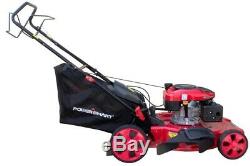 PowerSmart 22 in. 3-in-1 196cc Gas Self Propelled Walk Behind Lawn Mower New