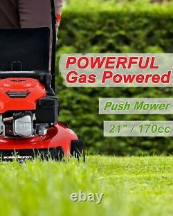 PowerSmart DB2194PR 21 3-in-1 170CC Gas Self Propelled Lawn Mower