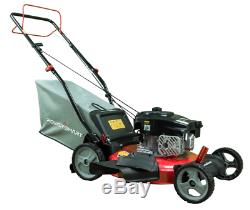 PowerSmart DB2321SR 21 3-in-1 170cc Gas Self Propelled Lawn Mower