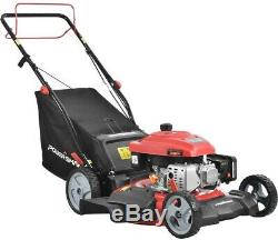 PowerSmart DB8621S Gas Lawn Mower 21 in. 3-in-1 Self Propelled Walk Behind Grass