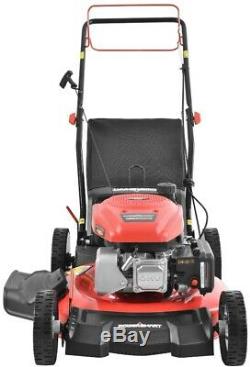 PowerSmart DB8621S Gas Lawn Mower 21 in. 3-in-1 Self Propelled Walk Behind Grass