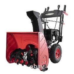 PowerSmart Db7109A 24 in. Two-Stage Electric Start 212CC Self Propelled Gas Snow