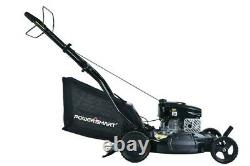 PowerSmart Gas Self Propelled Lawn Mower 3-in-1 170cc 21 Inch Black DB8621SR