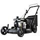 Powersmart Push Lawn Mower Gas Powered 4-stroke Engine Withbag, Adjustable Heights