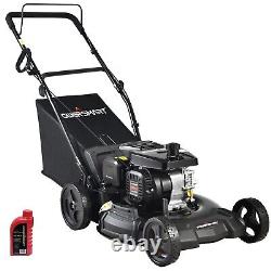 PowerSmart Push Lawn Mower Gas Powered 4-Stroke Engine withBag, Adjustable Heights