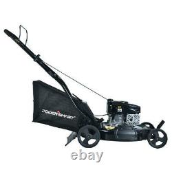 PowerSmart Self Propelled Lawn Mower 21 in. 170 cc Outdoor Gas Bagger 3-in-1 Cut