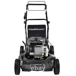 PowerSmart Self Propelled Lawn Mower Gas Powered 21 Inch 209CC Engine 3-in-1
