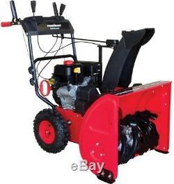 PowerSmart Two-Stage Electric Start Gas Snow Blower Self Propelled Rust Proof