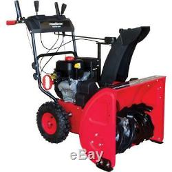 PowerSmart Two-Stage Electric Start Gas Snow Blower Self Propelled Rust Proof