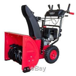 PowerSmart Two-Stage Electric Start Gas Snow Blower Self Propelled Rust Proof