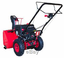 PowerSmart Two-Stage Electric Start Gas Snow Blower Self Propelled Rust Proof