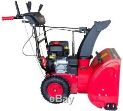 PowerSmart Two-Stage Electric Start Gas Snow Blower Self Propelled Rust Proof