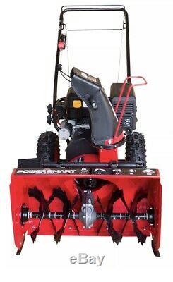 PowerSmart Two-Stage Electric Start Gas Snow Blower Self Propelled Rust Proof