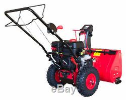 PowerSmart Two-Stage Electric Start Gas Snow Blower Self Propelled Rust Proof