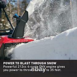 Power Clear 721 QZE 21 in. 212 cc Single-Stage Self Propelled Gas Snow Blower