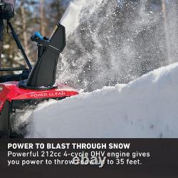 Power Clear 721 R-C 21 In. 212 Cc Commercial Single-Stage Self Propelled Gas Sno