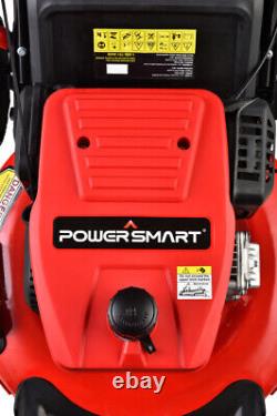 Power Smart 209CC engine 21 3-in-1 Gas Self Propelled Lawn 8''R/Wheel
