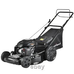 Power Smart 22-Inch 3-In-1 Gas Powered Self-Propelled Lawn Mower with 200Cc Engi