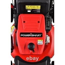 Powersmart 209CC Engine 21 3-In-1 Gas Powered Push Lawn Mower 8 Rear Wheel New