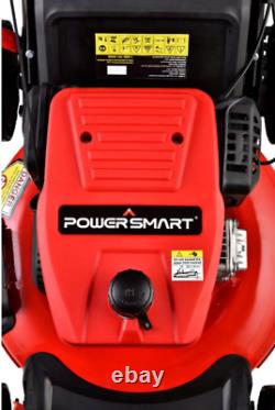 Powersmart 209CC Engine 21 3-In-1 Gas Powered Push Lawn Mower 8 Rear Wheel U. S